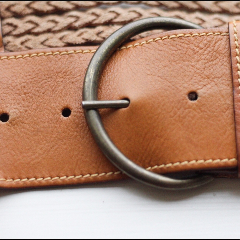 Beautiful Tan Leather Belt